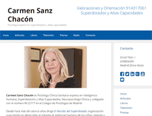 Tablet Screenshot of carmensanzchacon.es